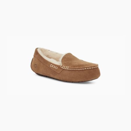 UGG Ansley Brown Slippers for Women (SYLJ38274)